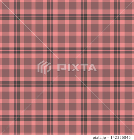 Tartan plaid fabric pattern with a structured check arrangement and a woven fabric texture. Red tones bring classic fabric heritage to a seamless decorative surface for home decor. Tartan plaid fabric pattern with a structured check arrangement and a woven fabric texture. Red tones bring classic fabric heritage to a seamless decorative surface for home decor. 142336846