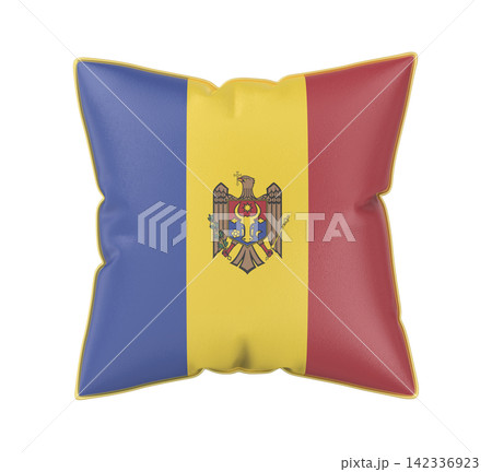 Pillow with the flag of Moldova 142336923