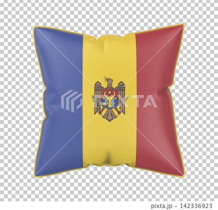 Pillow with the flag of Moldova 142336923