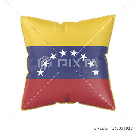Pillow with the flag of Venezuela Pillow with the flag of Venezuela 142336926