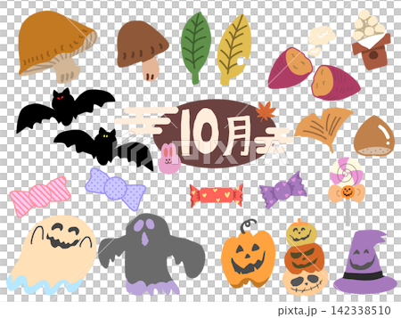 可愛的秋天插圖集 可愛的秋天插圖集 142338510