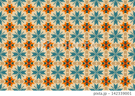 Ikat pattern seamless ,geometric ethnic pattern ,Tribal geometric seamless patterns, ethnic design, hipster backdrop, wallpaper Background, Design curtain, carpet ,fabric ,textile Ikat pattern seamless ,geometric ethnic pattern ,Tribal geometric seamless patterns, ethnic design, hipster backdrop, wallpaper Background, Design curtain, carpet ,fabric ,textile 142339001