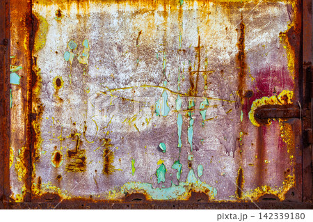 Abstract Close-Up of Corroded Metal Surface with Rust Abstract Close-Up of Corroded Metal Surface with Rust 142339180