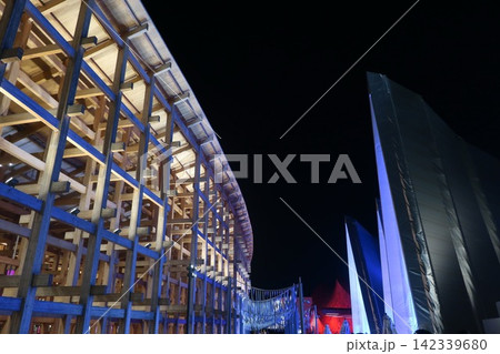 大阪・関西万博(EXPO2025)の夜の風景 大阪・関西万博(EXPO2025)の夜の風景 142339680