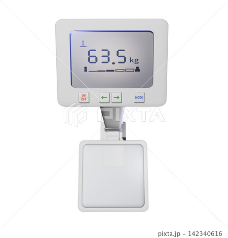 体重計のイラスト(デジタル体重計 業務用)healthmeter 透過素材 体重計のイラスト(デジタル体重計 業務用)healthmeter 透過素材 142340616