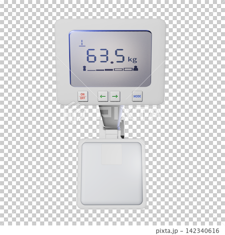 体重計のイラスト(デジタル体重計 業務用)healthmeter 透過素材 体重計のイラスト(デジタル体重計 業務用)healthmeter 透過素材 142340616