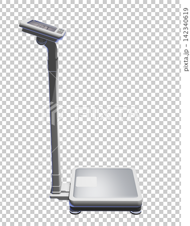 体重計のイラスト(デジタル体重計 業務用)healthmeter 透過素材 体重計のイラスト(デジタル体重計 業務用)healthmeter 透過素材 142340619