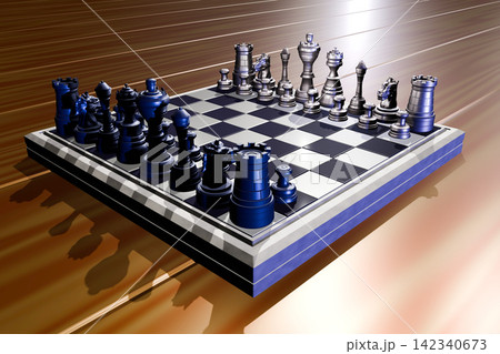 チェス　chess　(3DCG) 142340673