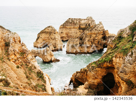 Beautiful view rocks and cliffs 142343536