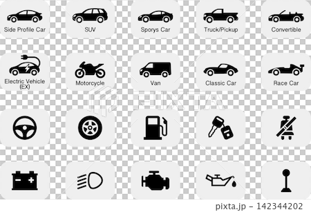 車系アイコンセット 車系アイコンセット 142344202