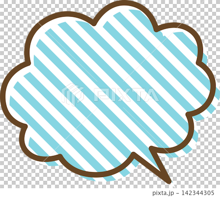 Individual speech bubble icons with patterns Individual speech bubble icons with patterns 142344305