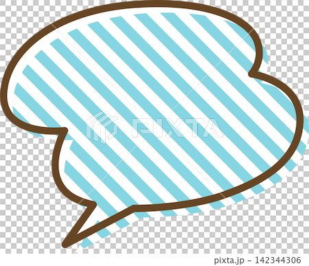 Individual speech bubble icons with patterns Individual speech bubble icons with patterns 142344306