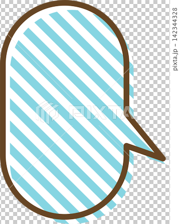 Individual speech bubble icons with patterns Individual speech bubble icons with patterns 142344328