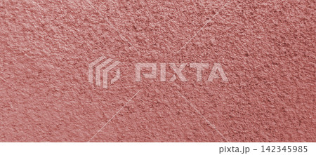 Dusty rose stucco wall texture background 142345985