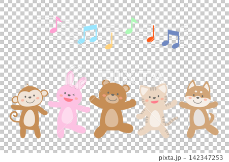 Animals dancing to music Animals dancing to music 142347253