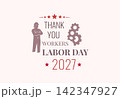 Thank You Workers Labor Day Appreciation 142347927