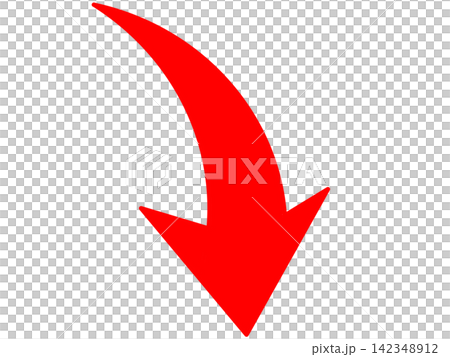 Illustration of a red arrow Illustration of a red arrow 142348912