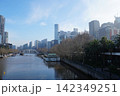 メルボルンのヤラ川沿いの風景、オーストラリア 142349251