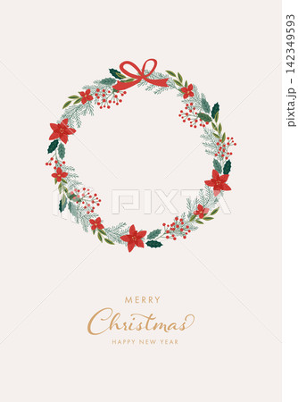 クリスマスのベクターイラスト背景 クリスマスのベクターイラスト背景 142349593