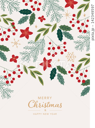 クリスマスのベクターイラスト背景 142349597