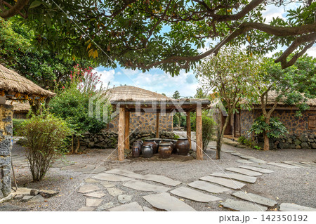 Traditional Houses of Jeju Island Traditional Houses of Jeju Island 142350192