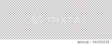Fishnet seamless texture pattern. Protection lattice against insect, fly, mosquito. Repeated mesh fish net background. Geometric grid for window, doorway, door. Vector plastic fence backdrop 142350230