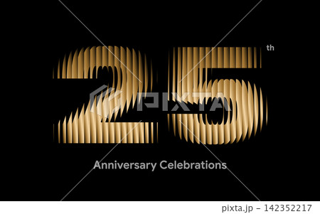Anniversary logo or emblem design for event. Anniversary logo or emblem design for event. 142352217