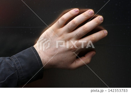 Hand of an adult man 142353783