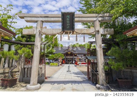 阿部野神社 二の鳥居 本殿 拝殿 阿部野神社 二の鳥居 本殿 拝殿 142355619