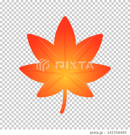 秋葉漸層圖標 秋葉漸層圖標 142356495