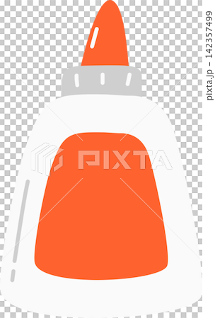 bottle of glue stationery illustration bottle of glue stationery illustration 142357499