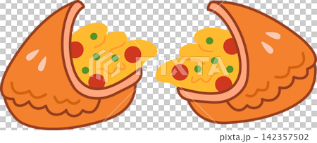 cartoon calzones with pepperoni and jalapenos cartoon calzones with pepperoni and jalapenos 142357502