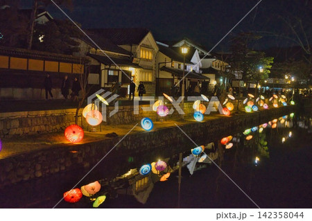 岡山　美観地区の風景 142358044