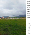 mountain landscape with cloudy sky 142359171