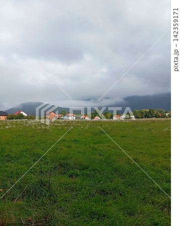 mountain landscape with cloudy sky mountain landscape with cloudy sky 142359171