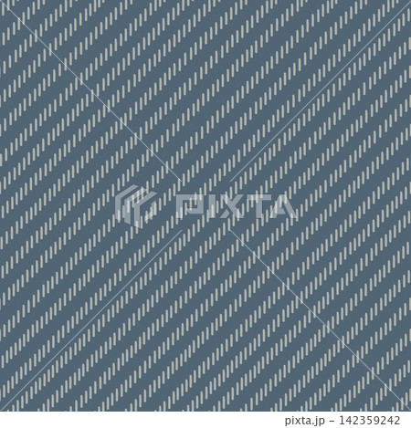 Diagonal Stitch Seamless Pattern in Navy for Menswear Textiles 142359242