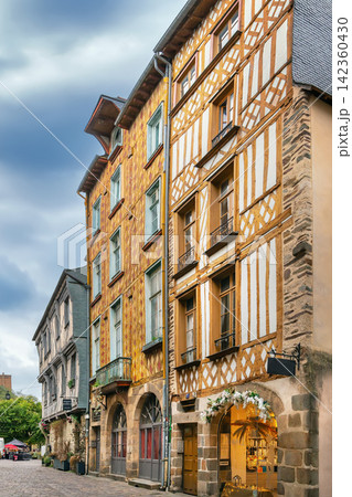 Street in Rennes downtown, France 142360430