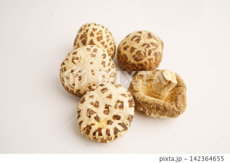 Dried shiitake mushroom, organic nature healthy food. Dried shiitake mushroom, organic nature healthy food. 142364655