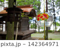 美しき信州長野（諏訪大社本宮にて毎年夏に風鈴を飾る。お諏訪さまは古くから風をつかさどる神でもある。） 142364971