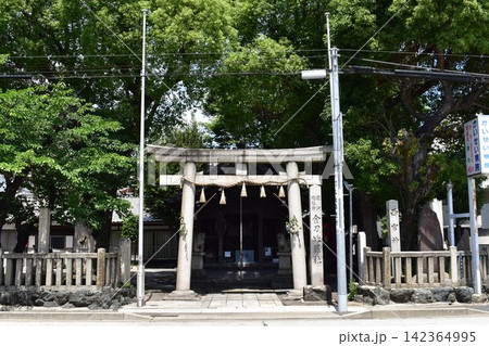 金刀比羅社(ことひらしゃ)に残る名古屋城石垣の残石 金刀比羅社(ことひらしゃ)に残る名古屋城石垣の残石 142364995