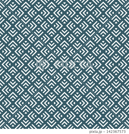 Dark teal seamless vector pattern with chevron diamond and angle shapes seamless background abstract geometric diamonds repeating Dark teal seamless vector pattern with chevron diamond and angle shapes seamless background abstract geometric diamonds repeating 142367573