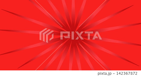 Vibrant Red Sunburst Vector Layout with Zoom Effect Vibrant Red Sunburst Vector Layout with Zoom Effect 142367872