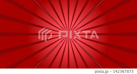 Vibrant Red Sunburst Vector Layout with Zoom Effect Vibrant Red Sunburst Vector Layout with Zoom Effect 142367873