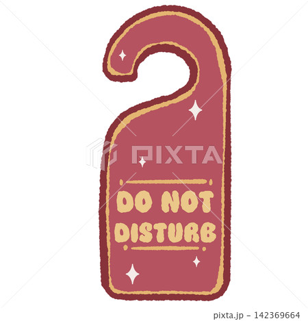 Burgundy Do Not Disturb Hotel Door Hanger With Gold Details Elegant Vintage Boutique Hotel Room Sign Retro Hospitality Travel Illustration Burgundy Do Not Disturb Hotel Door Hanger With Gold Details Elegant Vintage Boutique Hotel Room Sign Retro Hospitality Travel Illustration 142369664