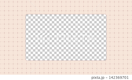 Milk tea beige dotted grid, horizontal memo frame, composition that makes the grid appear wider. Milk tea beige dotted grid, horizontal memo frame, composition that makes the grid appear wider. 142369701