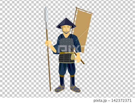 Ashigaru (foot soldiers) of the Sengoku period Ashigaru (foot soldiers) of the Sengoku period 142372371