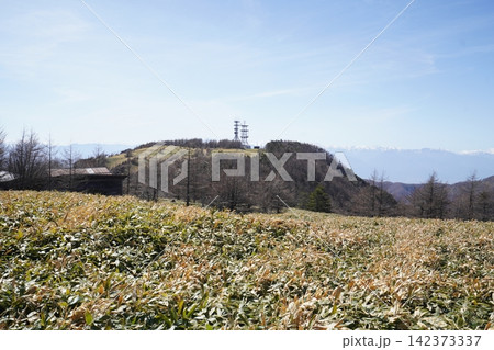 長野県美ヶ原　王ケ頭付近から王ケ鼻方面を見る　2026年4月12日 142373337