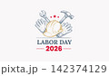 Labor Day 2026 Honoring Workers 142374129