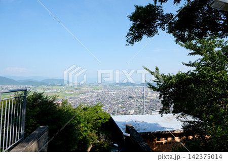 滋賀県近江八幡市_八幡山展望館からの景色1_2025年8月 滋賀県近江八幡市_八幡山展望館からの景色1_2025年8月 142375014