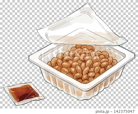 A mouthwatering illustration of natto 142375047